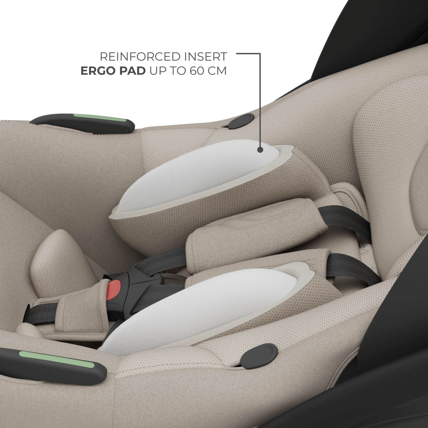 SCOICA AUTO KINDERKRAFT I-LITE 40-87 CM, BLACK - Gri