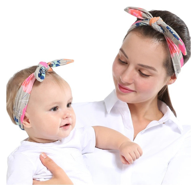 Set bentite mama-fetita Drool (Model: Alb cu triunghiuri - Imagine 11