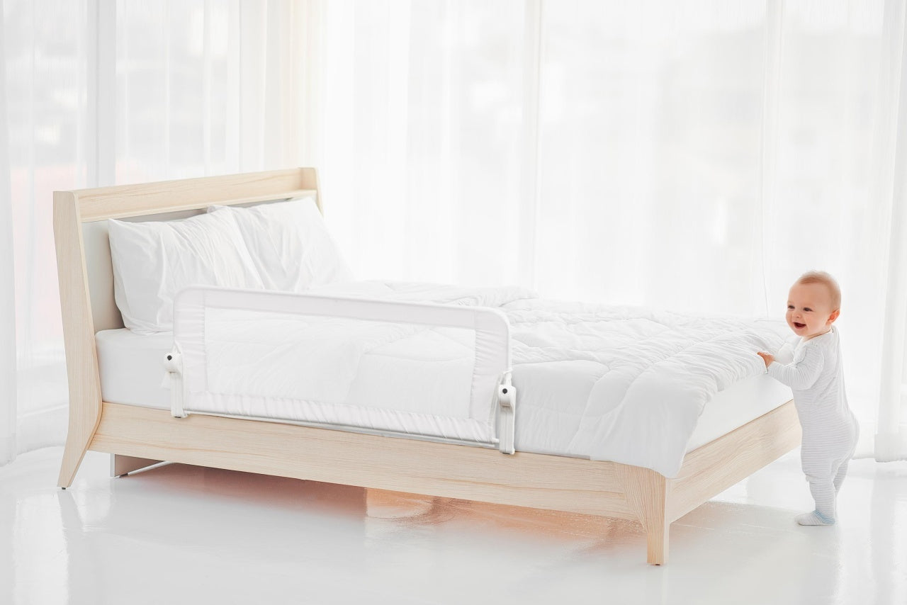 Bariera de protectie, BabyJem, 120 x 48,5 cm, alb - Alb