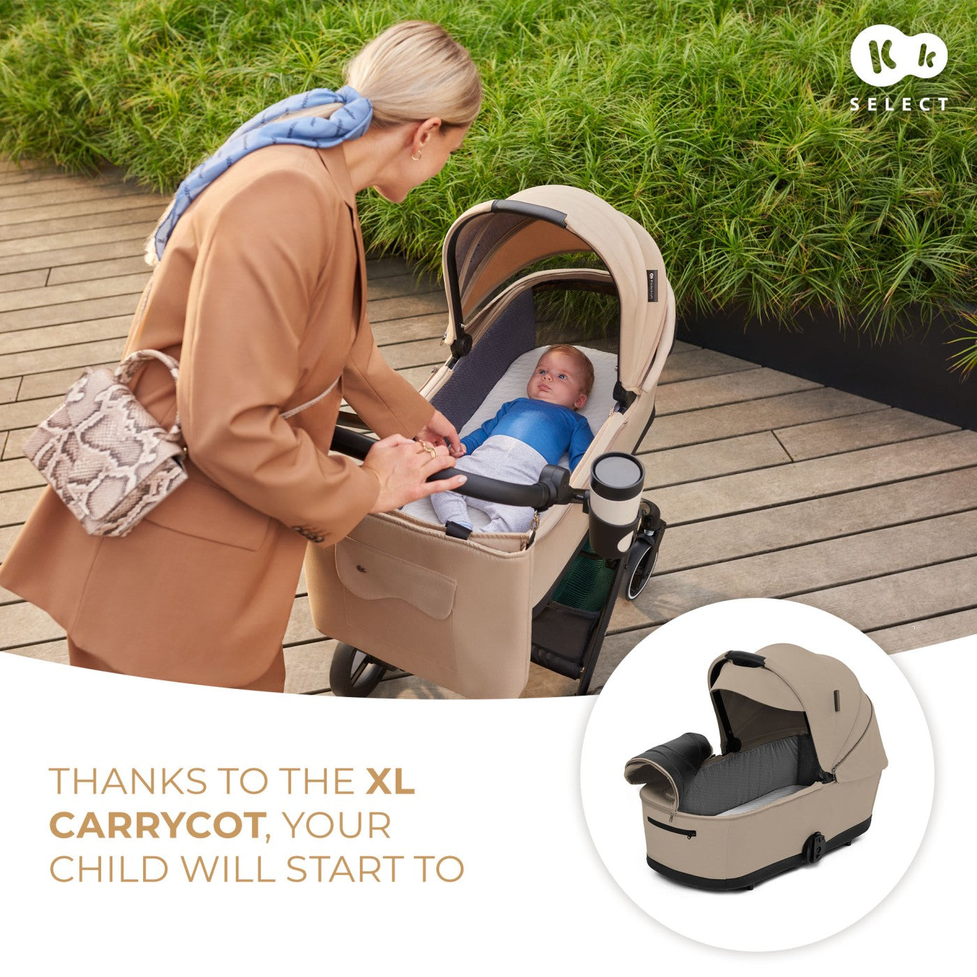 CARUCIOR KINDERKRAFT YOXI 3IN1 (MINK PRO) BEJ NISIP - Imagine 2 [ps:a556b35b-9c23-4839-a32d-0c4ee9a2f265]