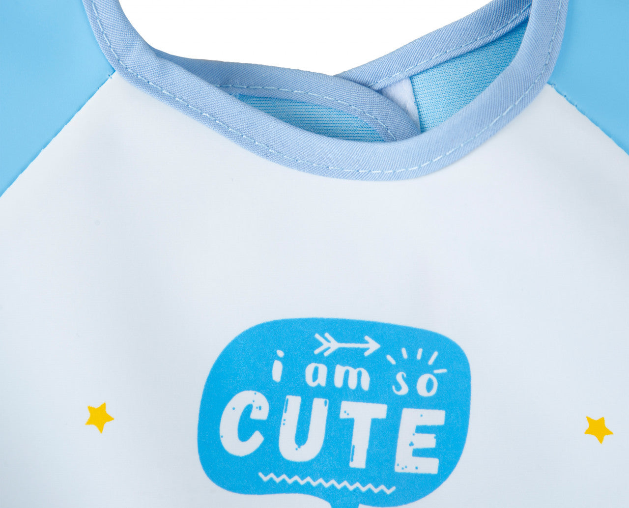 Baveta cu maneci si buzunar BabyJem Polly Bib (Culoare: - Bleu