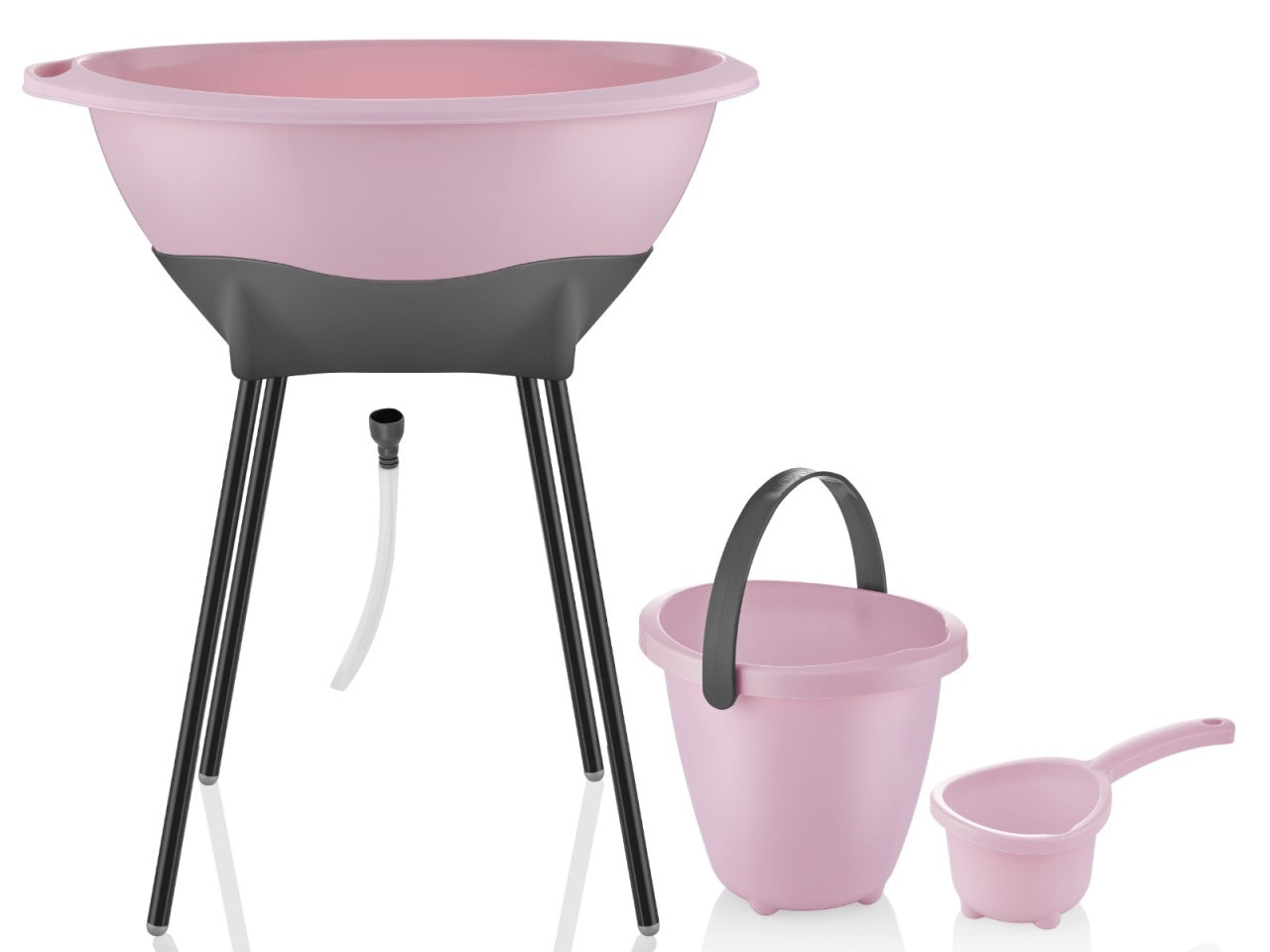 Set cadita de baie BabyJem Elegant (Culoare: Gri) [ps:772f4f43-f570-4423-ab13-5a1af0e82739]