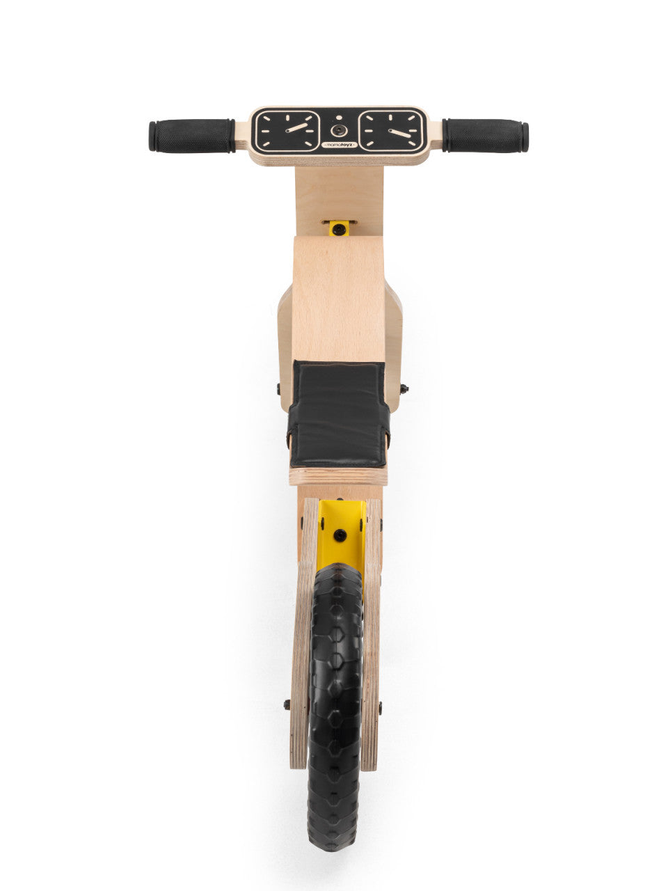 Bicicleta fara pedale MamaToyz RideMe, din lemn natural - Imagine 12