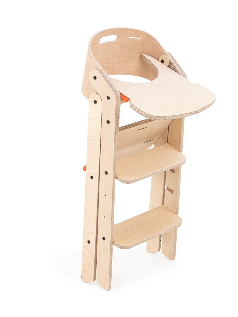Scaun de masa pliabil din lemn MamaToyz, multifunctional - Imagine 12