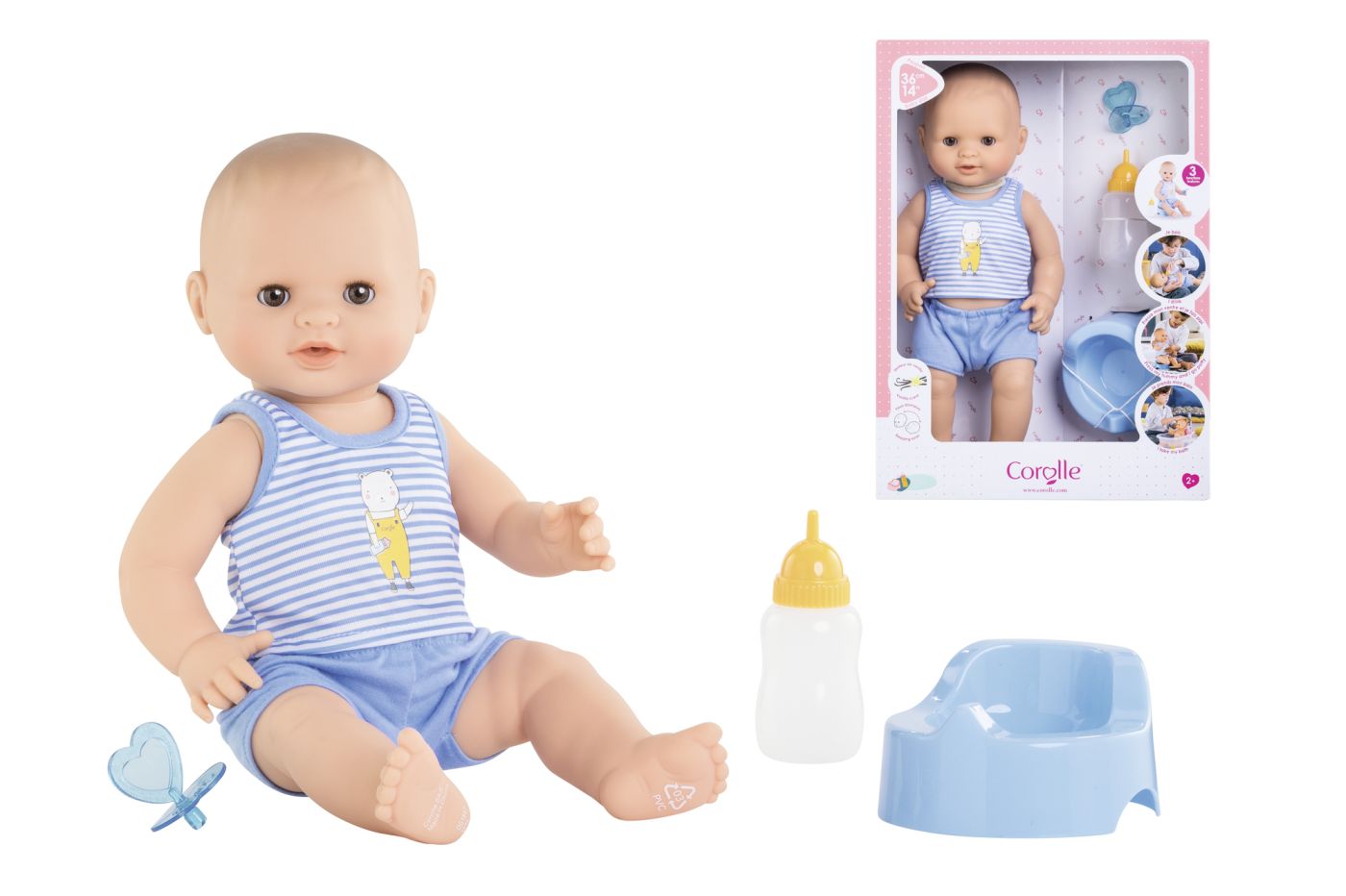 COROLLE MGP BEBELUSUL EMMA CU ACCESORII 36CM Simba - Imagine 12