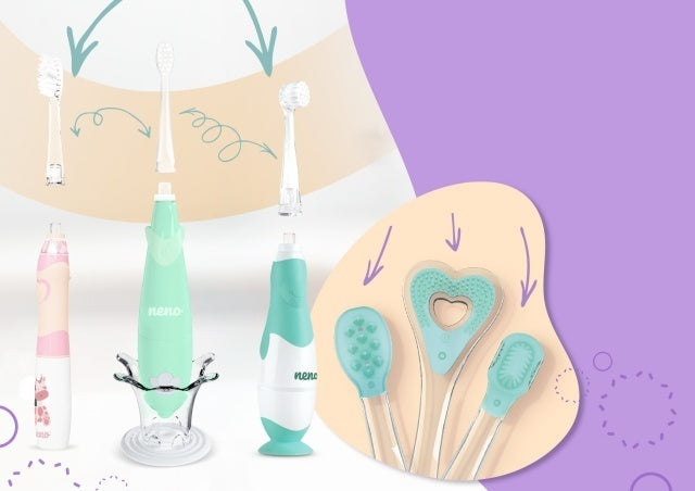 Neno Tutti Mint – periuță de dinți electrică (3-6 ani) - Mint