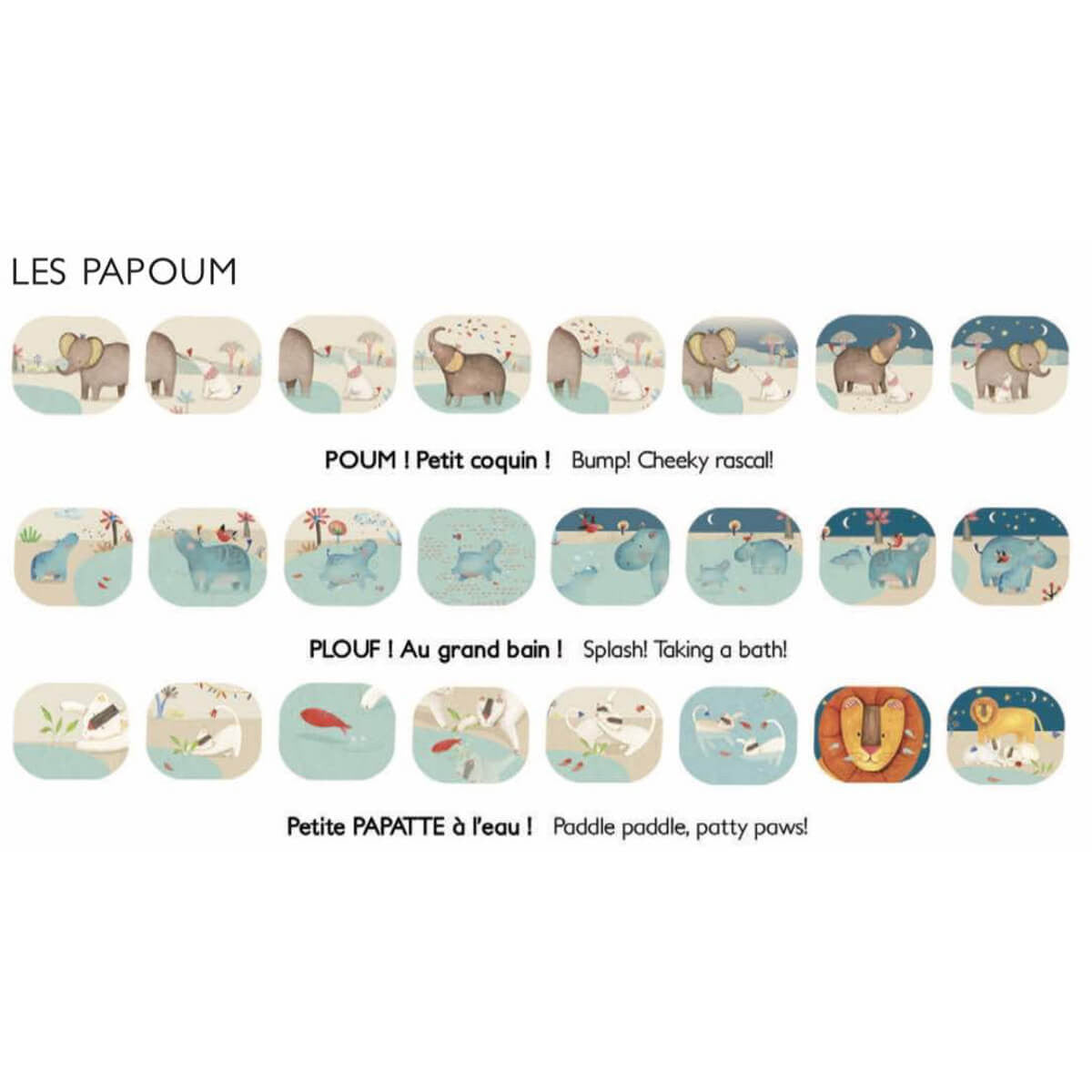Discuri cu povesti Pisicile Moustaches, Moulin Roty - Imagine 12