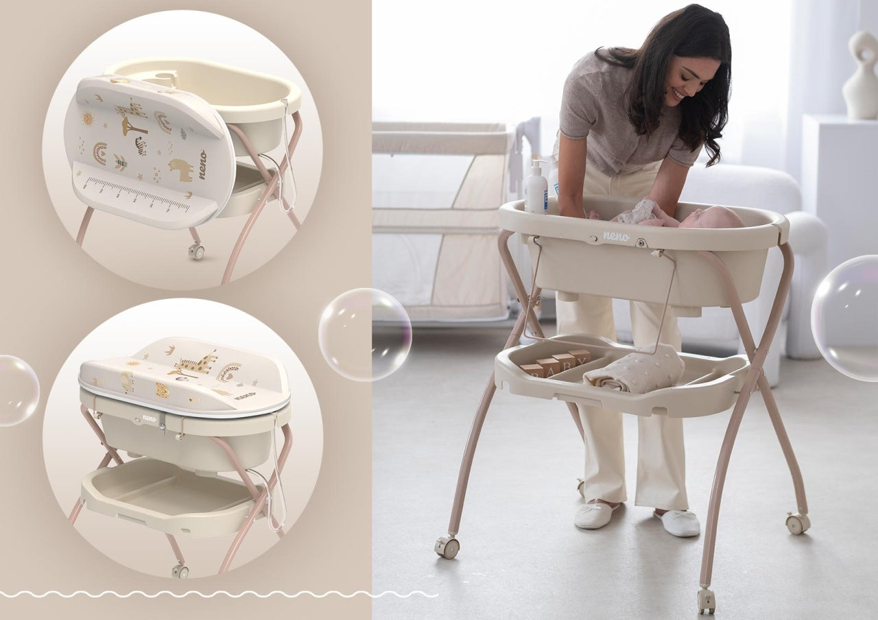 Neno Breza - Cadita 2 in 1 cu salteluta de schimb - Imagine 3 [ps:c7c9026a-e42b-4aec-b0d3-300d61c4f7d7]