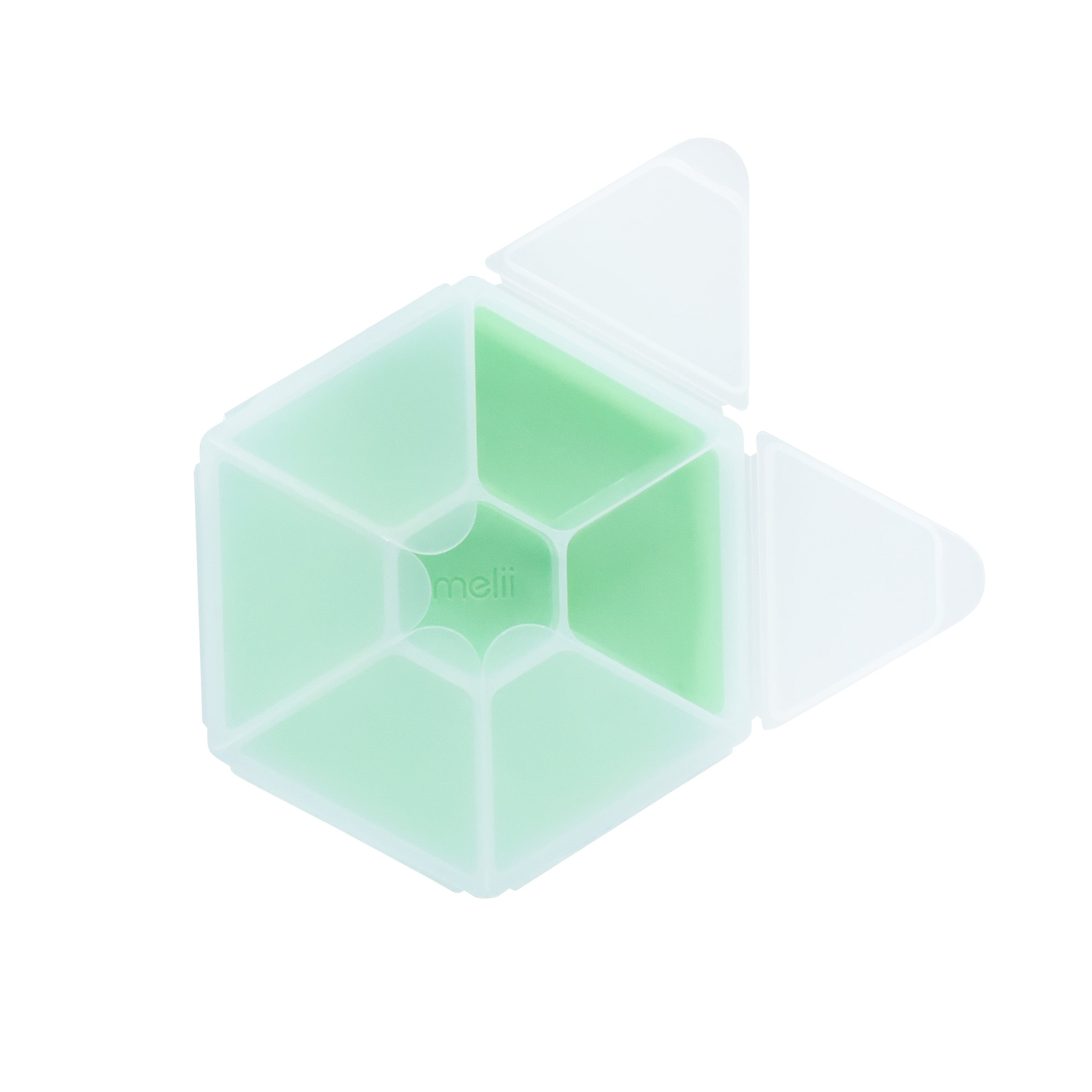CUTIE SNACK HEXAGON SNACKLE 6 COMPARTMENTE, MELII, BLUE - Mint