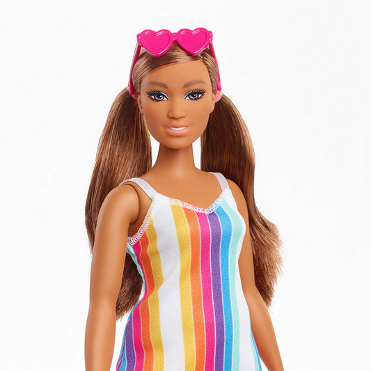BARBIE TRAVEL PAPUSA BARBIE ANIVERSARE 50 DE ANI MALIBU - Imagine 12