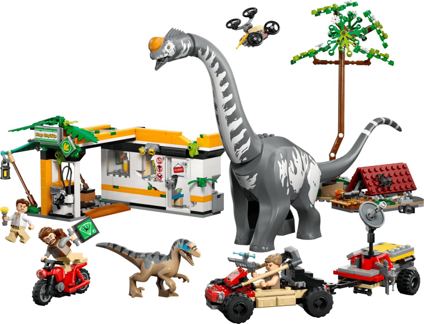 LEGO JURASSIC WORLD RENASTEREA MISIUNE DE URMARIRE A UNUI VELOCIRAPTOR SI A UNUI TITANOSAURUS 76973 [ps:75e46c7e-d07c-48cf-8883-96d507e76e89]