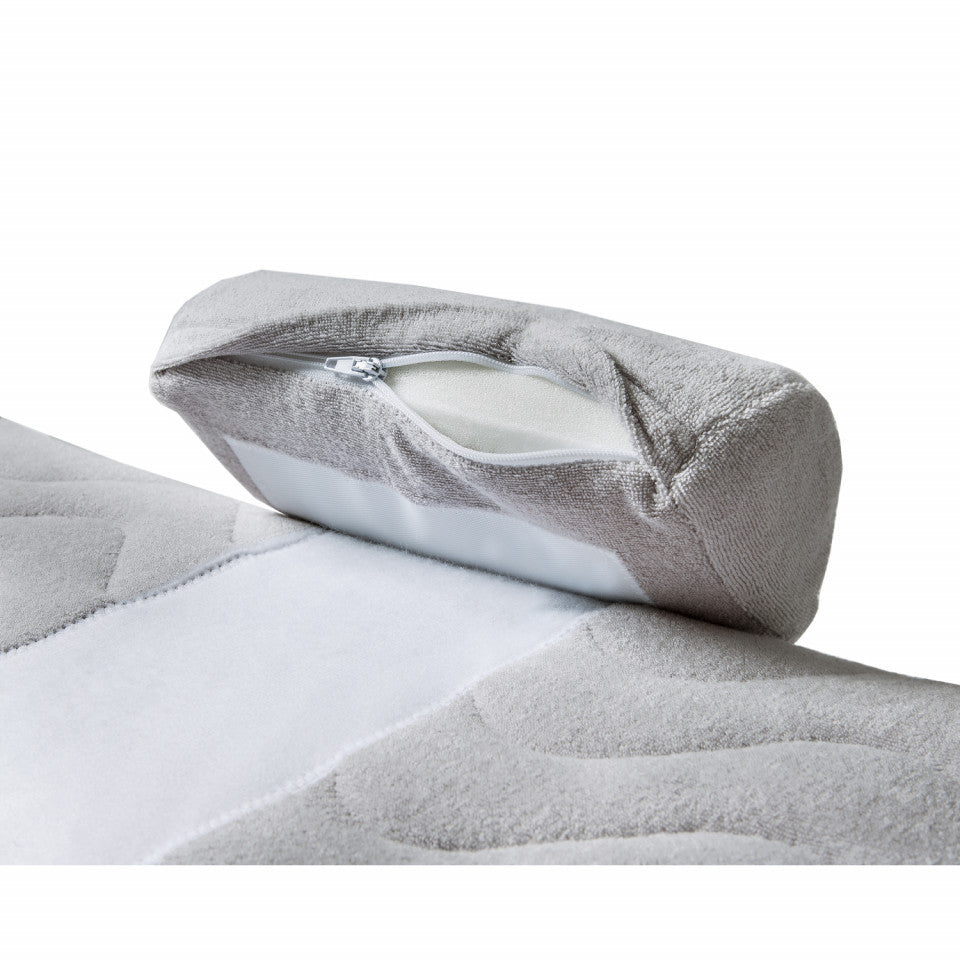 Salteluta pozitionator pentru bebelusi BabyJem Reflux Pillow (Culoare: Alb) [ps:2deb40f1-968d-4b10-bcbd-7a352a130361]