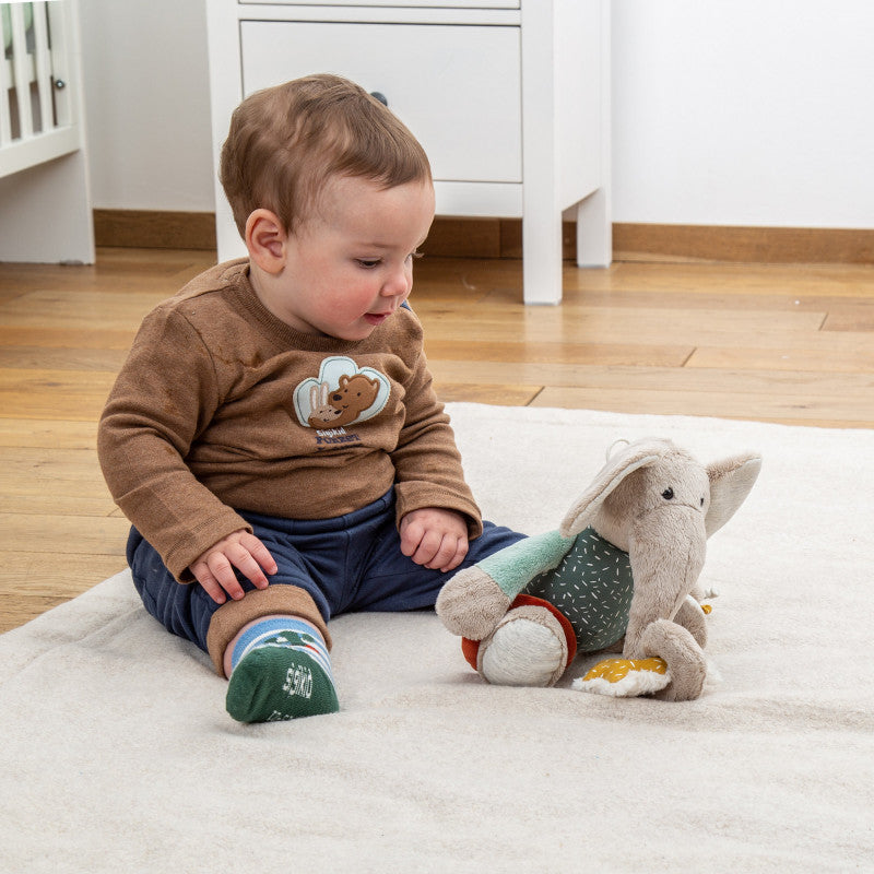 Elefant muzical interactiv pentru bebelusi, PlayQ Sigikid [ps:aef453f2-c923-48b1-ace2-5a7f82b2ea77]