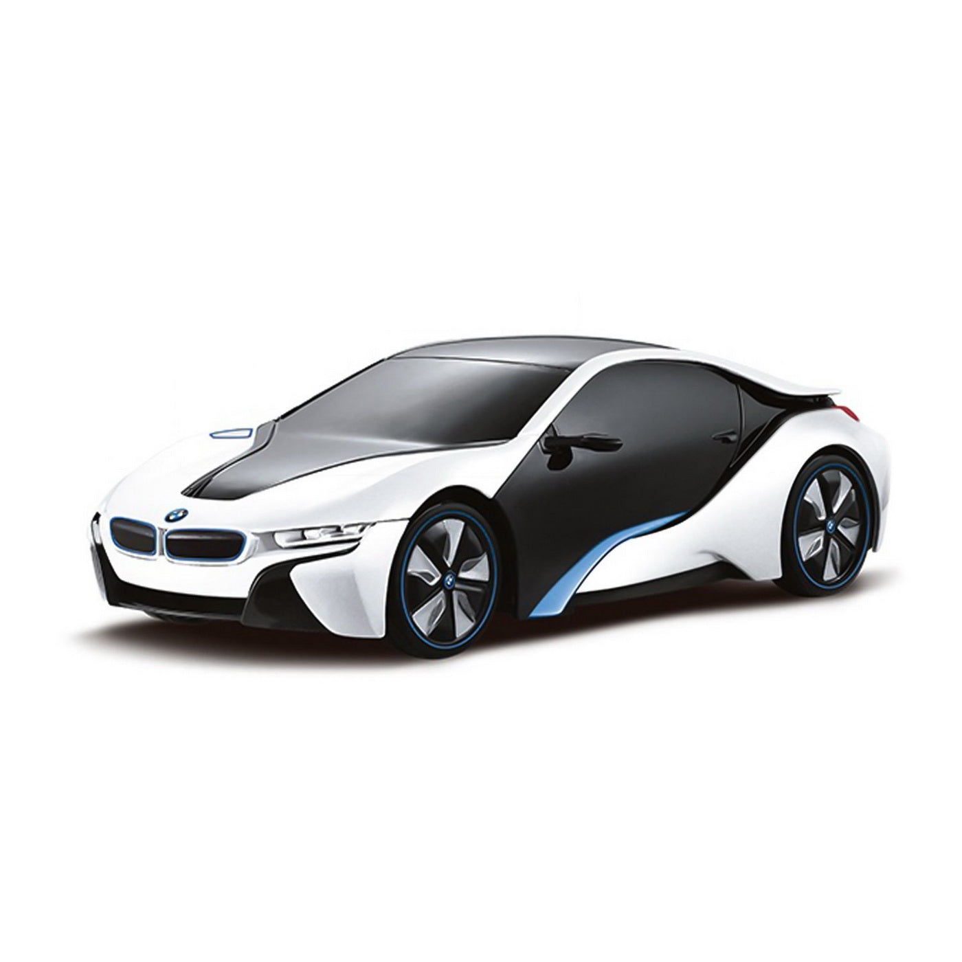 MASINA CU TELECOMANDA BMW I8 ARGINTIE SCARA 1 LA 24 Rastar - Imagine 12