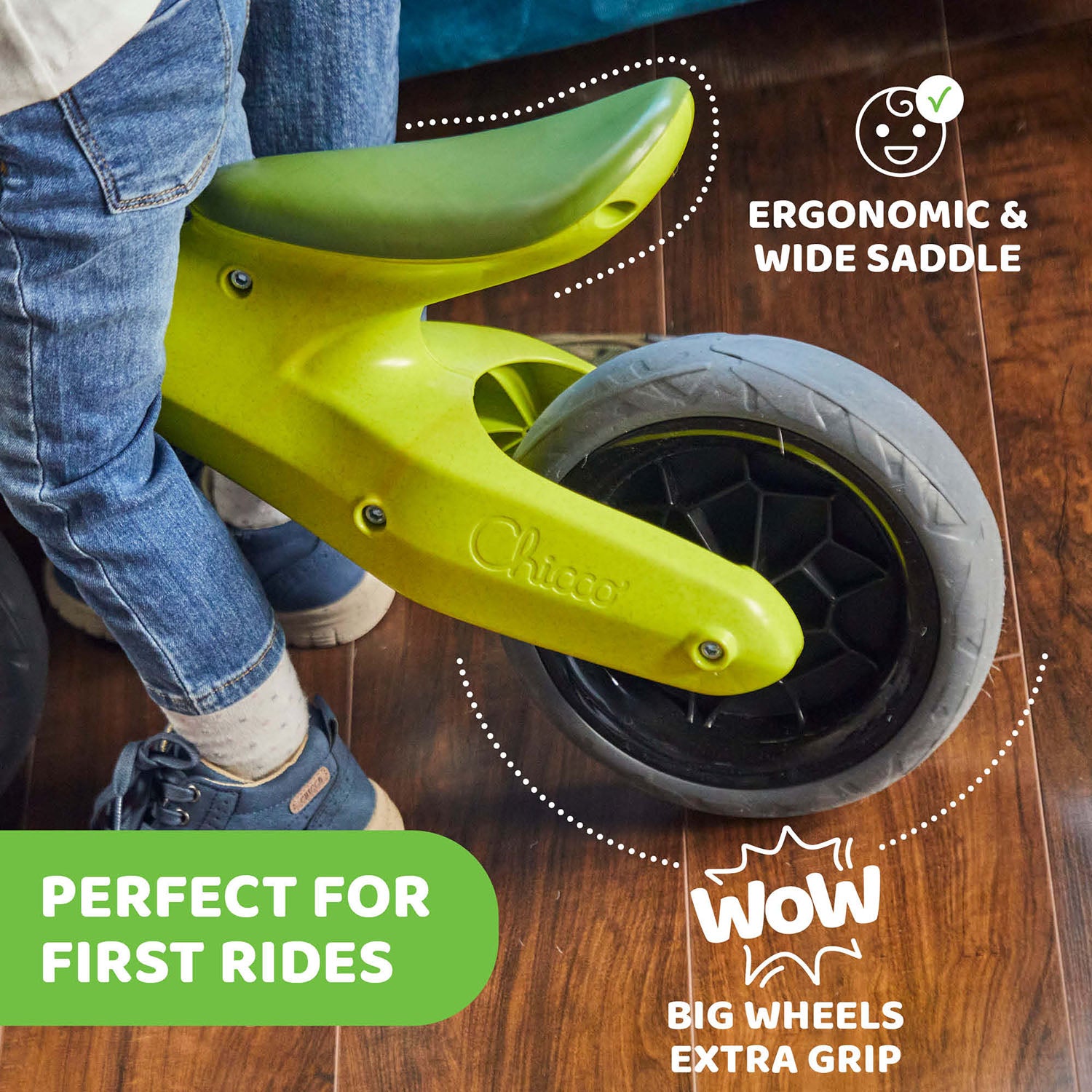 Bicicleta copii Chicco Green Hopper ecologica pentru - Default Title (12) [ps:6c010931-02ed-4a91-a501-e17373e6b8bf]