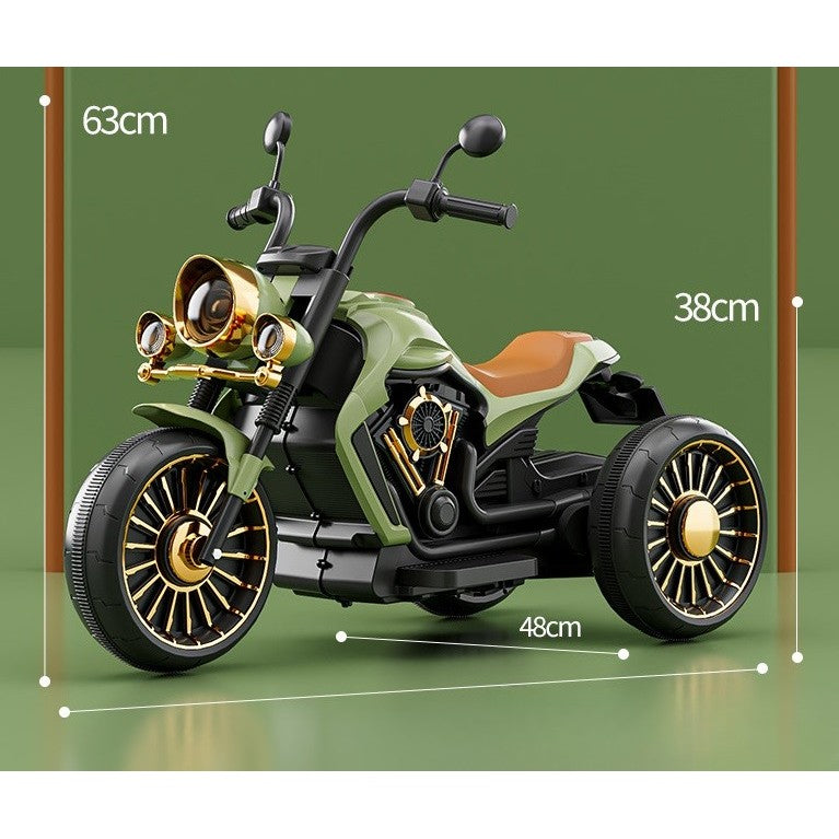 Motocicletă Electrică Flippy, Verde, cu Bluetooth și Lumini - Verde (12) [ps:c989a31c-bf2d-4d0f-ab01-9cb9c725098c]