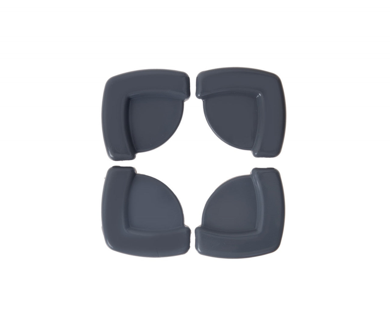 Set 4 protectii pentru colturi mobila BabyJem, gri - Gri