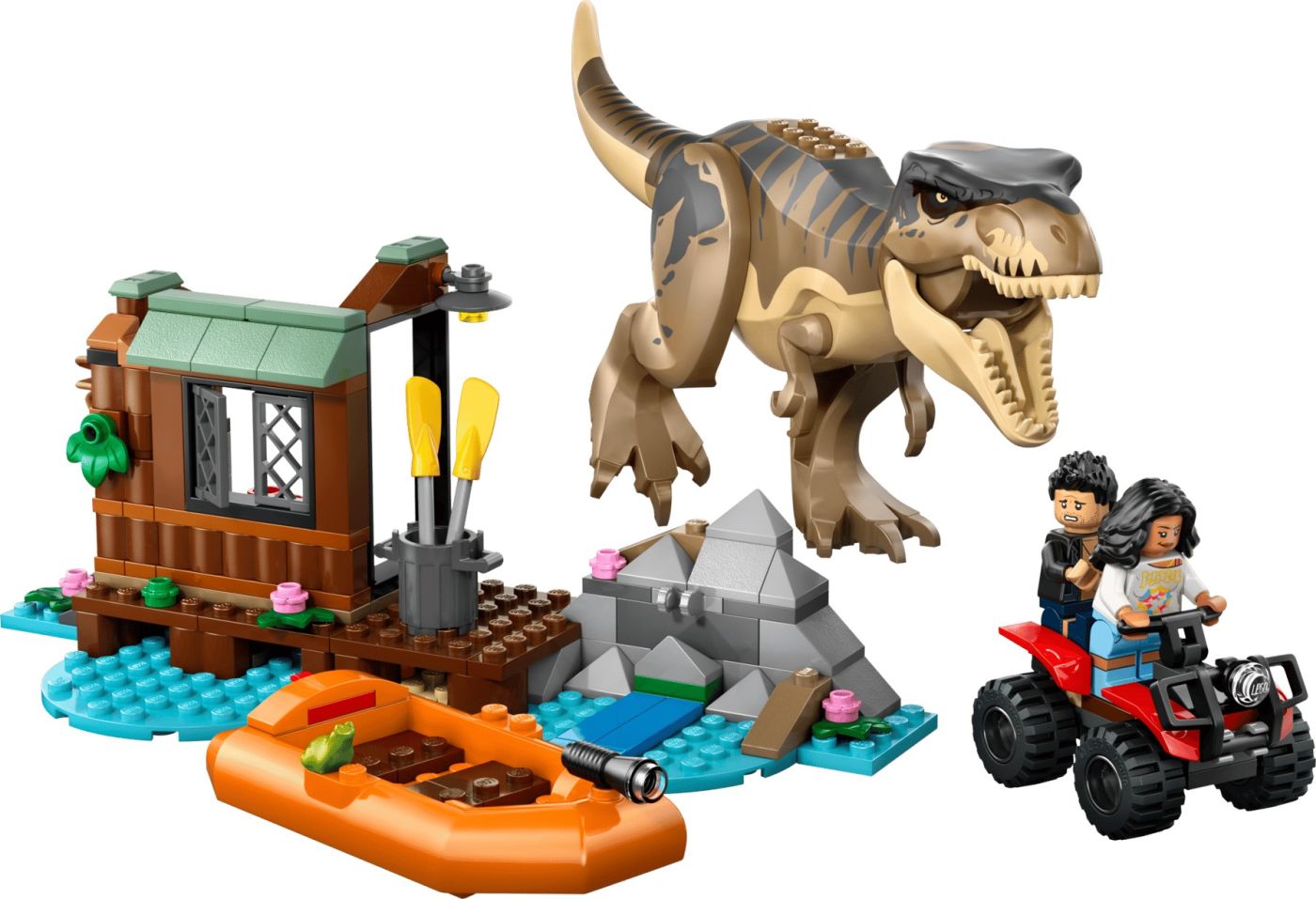 LEGO JURASSIC WORLD RENASTEREA EVADARE PE RAU DIN CALEA UNUI T REX 76975 [ps:3f0dbd97-e8db-40f2-aee7-b323c07d77f2]