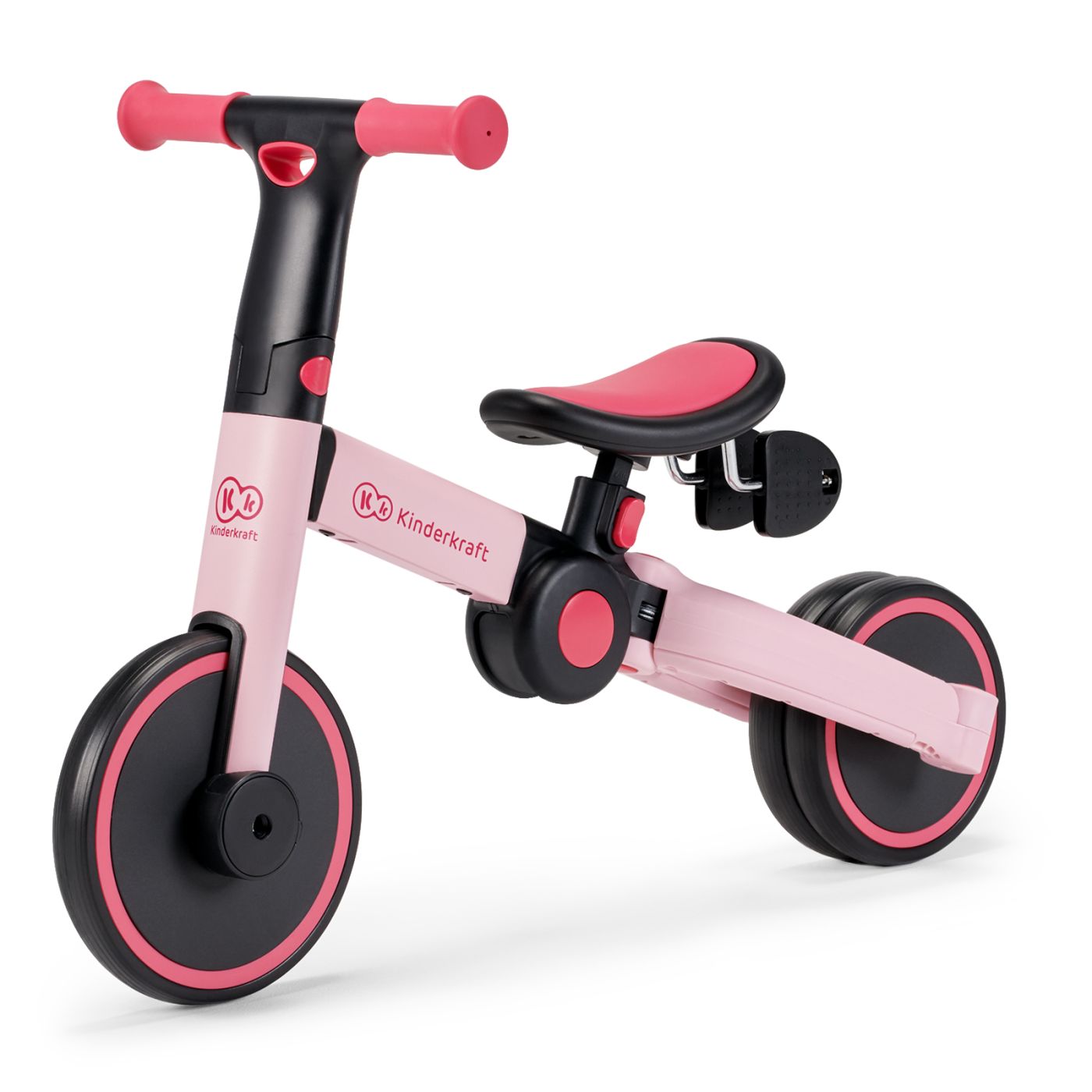 BICICLETA DE ECHILIBRU / TRICICLETA KINDERKRAFT 4TRIKE, CANDY PINK [ps:e1dc6312-582a-47e8-8903-2ade180d0ae8]