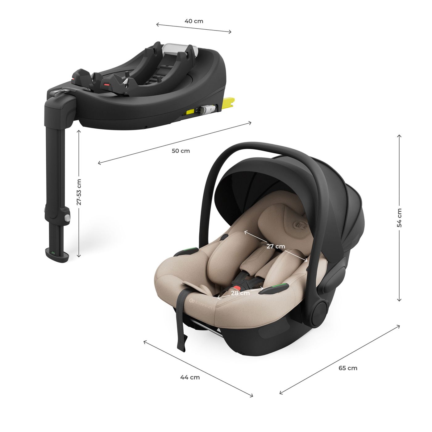 SCOICA AUTO KINDERKRAFT I-LITE CU BAZA ENDURA SAFE FX BEIGE - Imagine 8 [ps:a7f4ed0b-5341-4ce7-97f2-fb81be2a32a4]