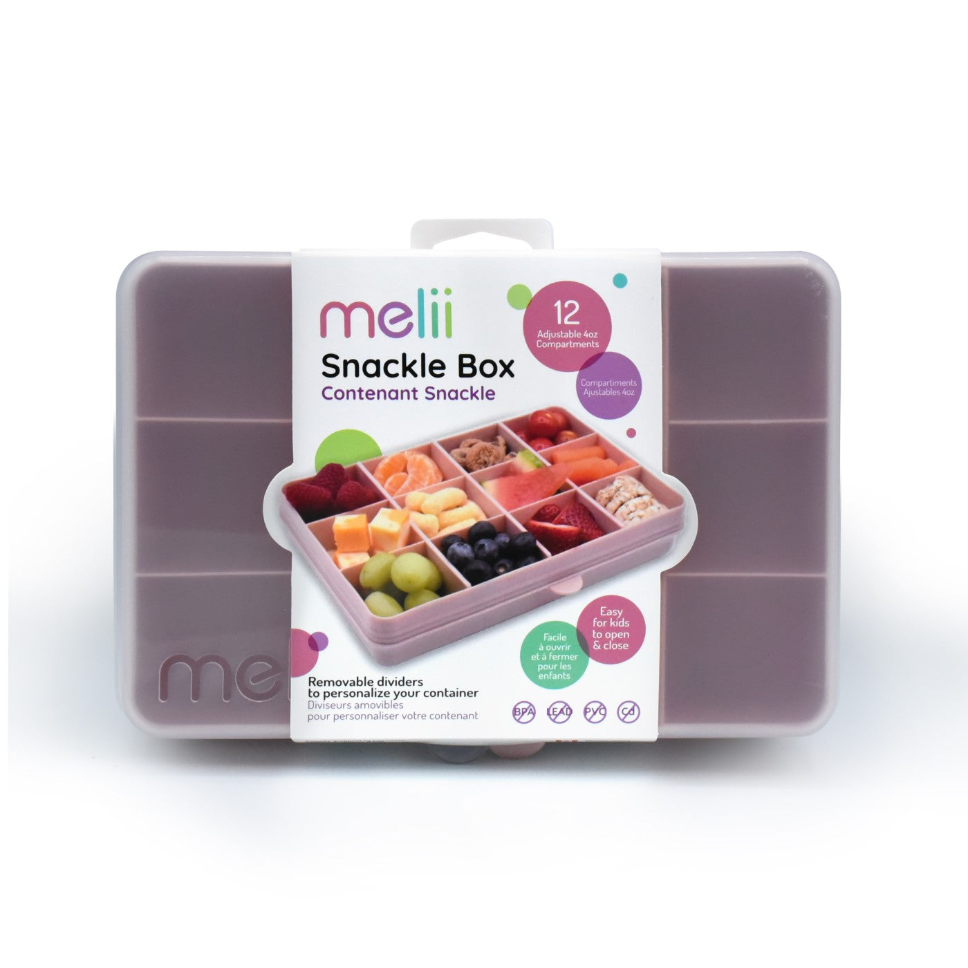 CUTIE SNACK 12 COMPARTIMENTE, MELII, GREY - Imagine 13