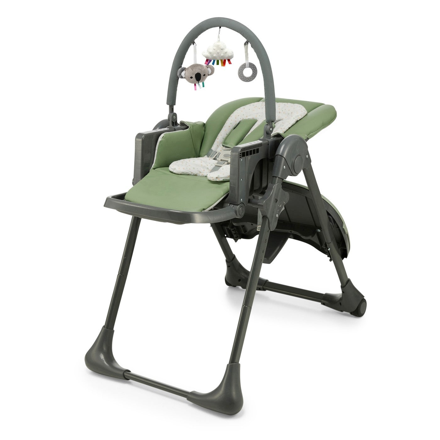 SCAUN DE MASA KINDERKRAFT TUMMIE, PLIABIL, GREEN - Imagine 13