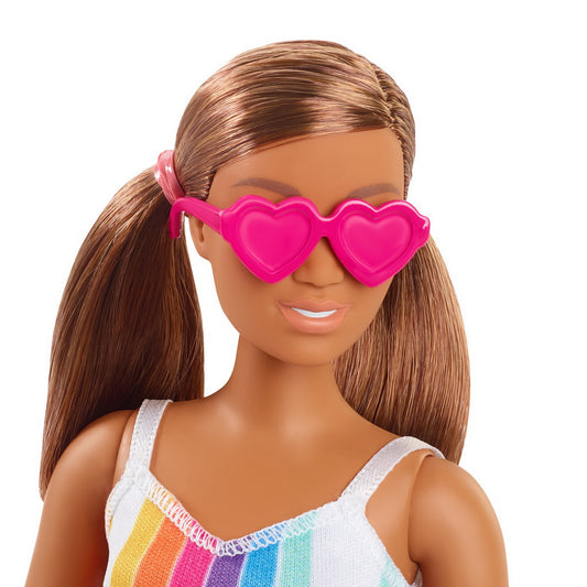 BARBIE TRAVEL PAPUSA BARBIE ANIVERSARE 50 DE ANI MALIBU - Imagine 13