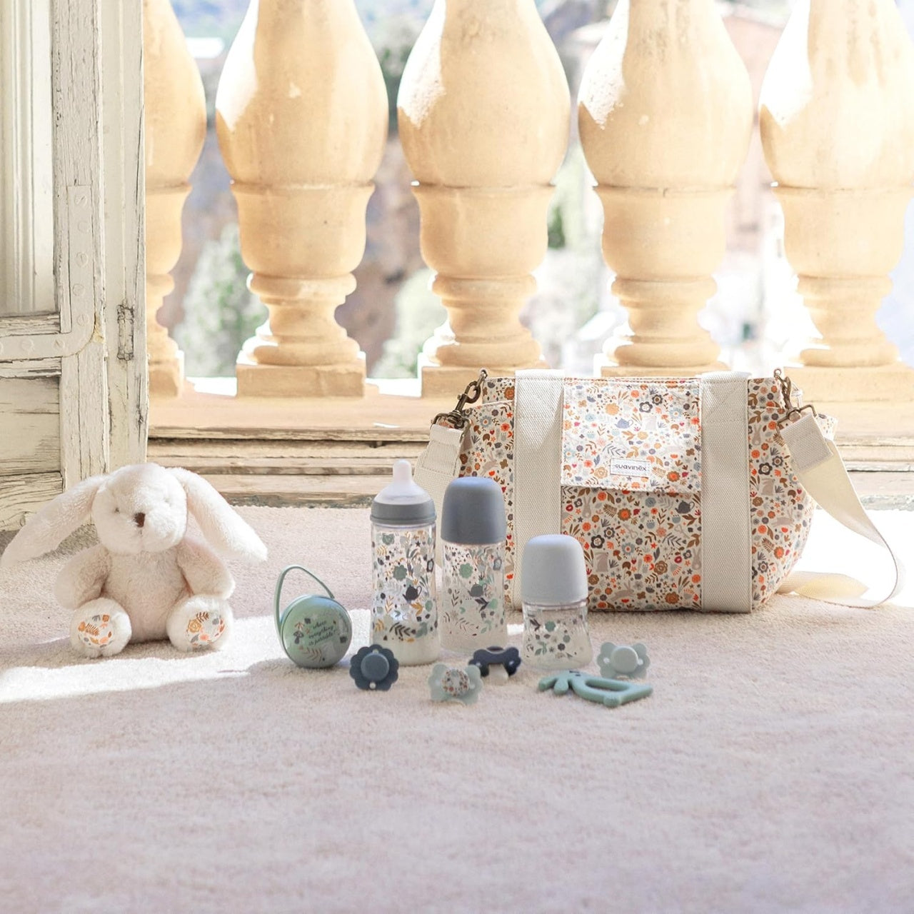 Set cadou Wonderland, roz, Suavinex - Bej