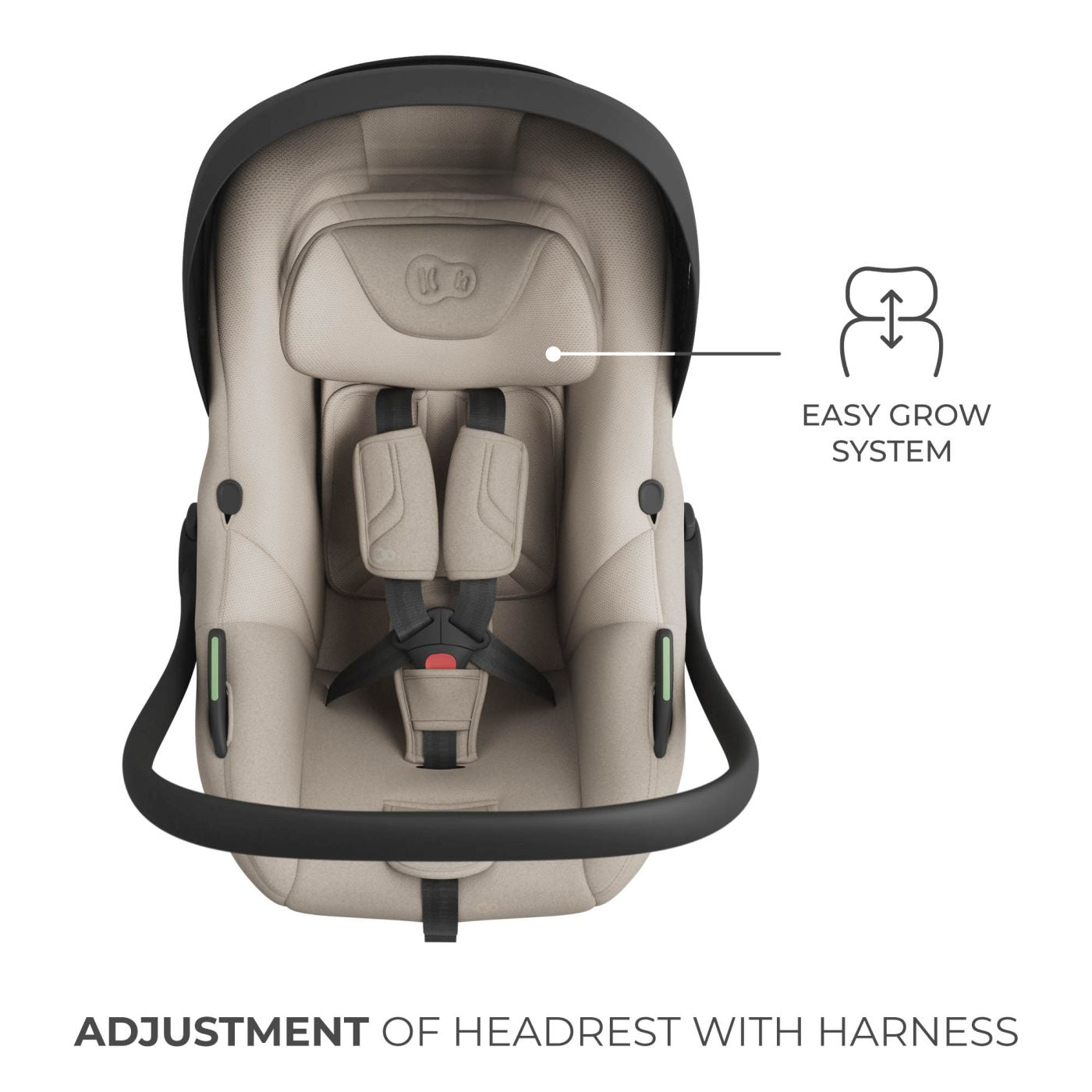 SCOICA AUTO KINDERKRAFT I-LITE CU BAZA ENDURA SAFE FX BEIGE - Imagine 13