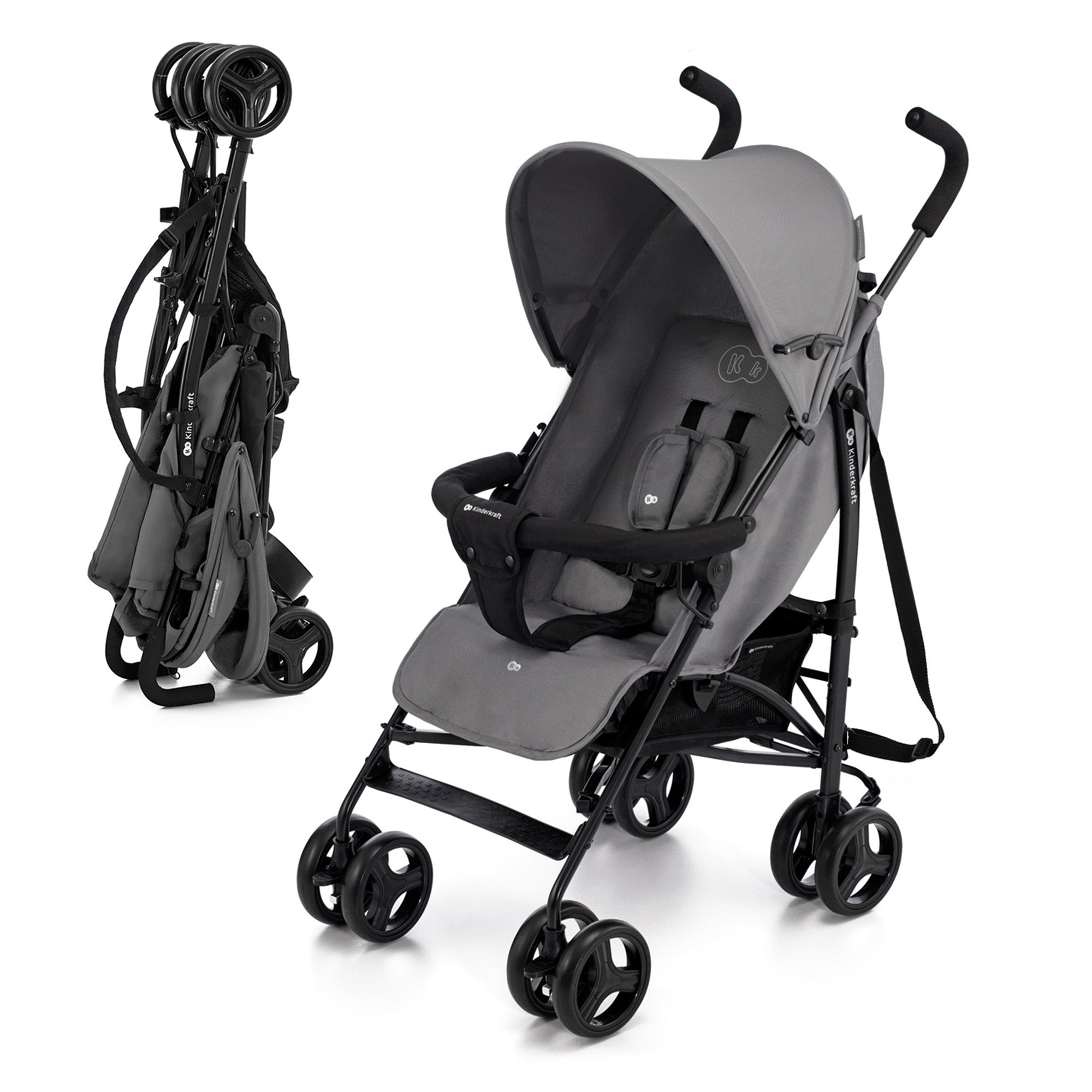 CARUCIOR SPORT KINDERKRAFT TIK, TIP UMBRELA, GREEN FOREST - Gri