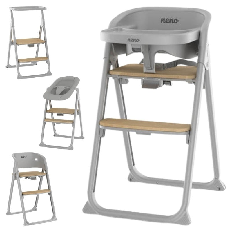 Neno Sapori Black – scaun de hrănire multifuncțional 4 - Gri