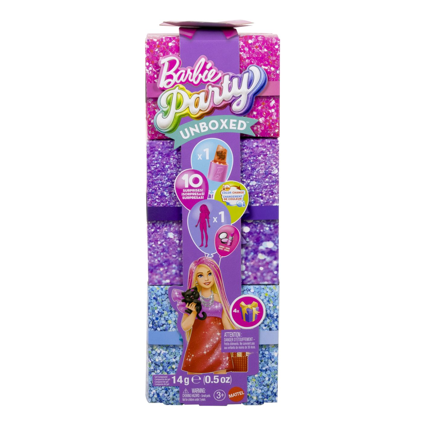 BARBIE PAPUSA PARTY UNBOXED REVEAL BRUNETA Mattel - Imagine 14