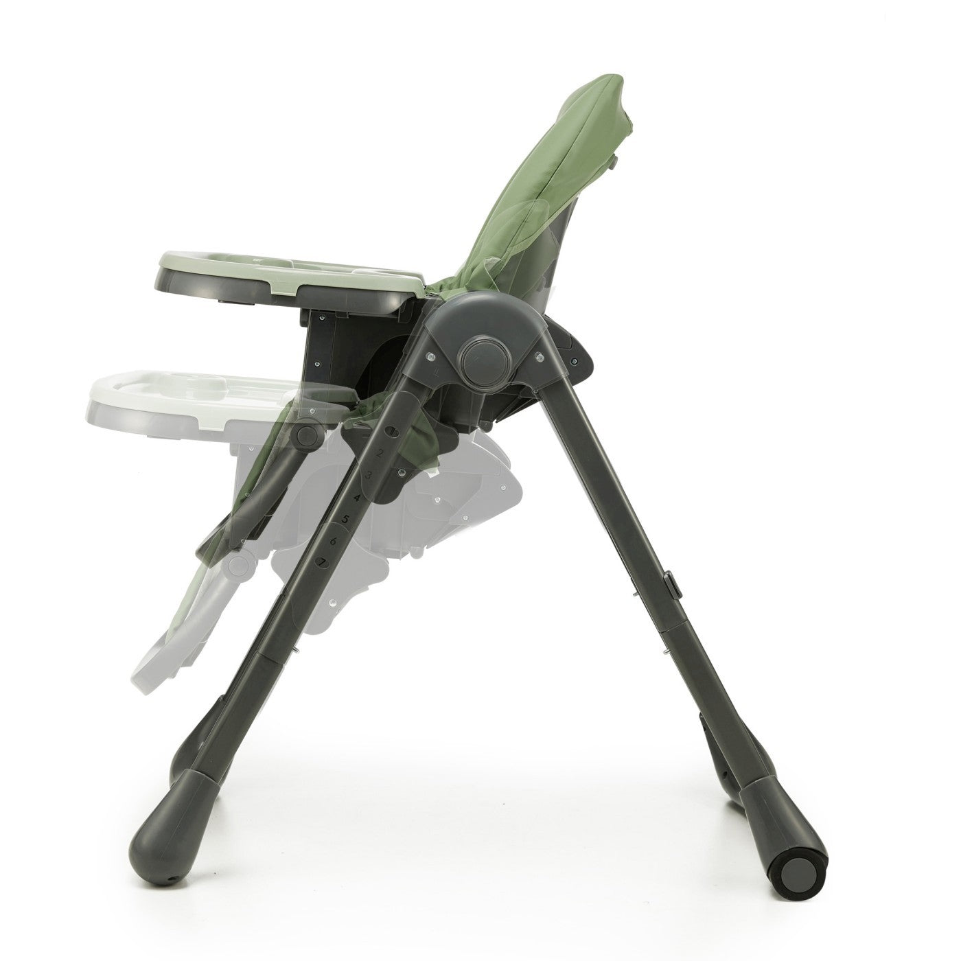 SCAUN DE MASA KINDERKRAFT TUMMIE, PLIABIL, GREEN - Imagine 14