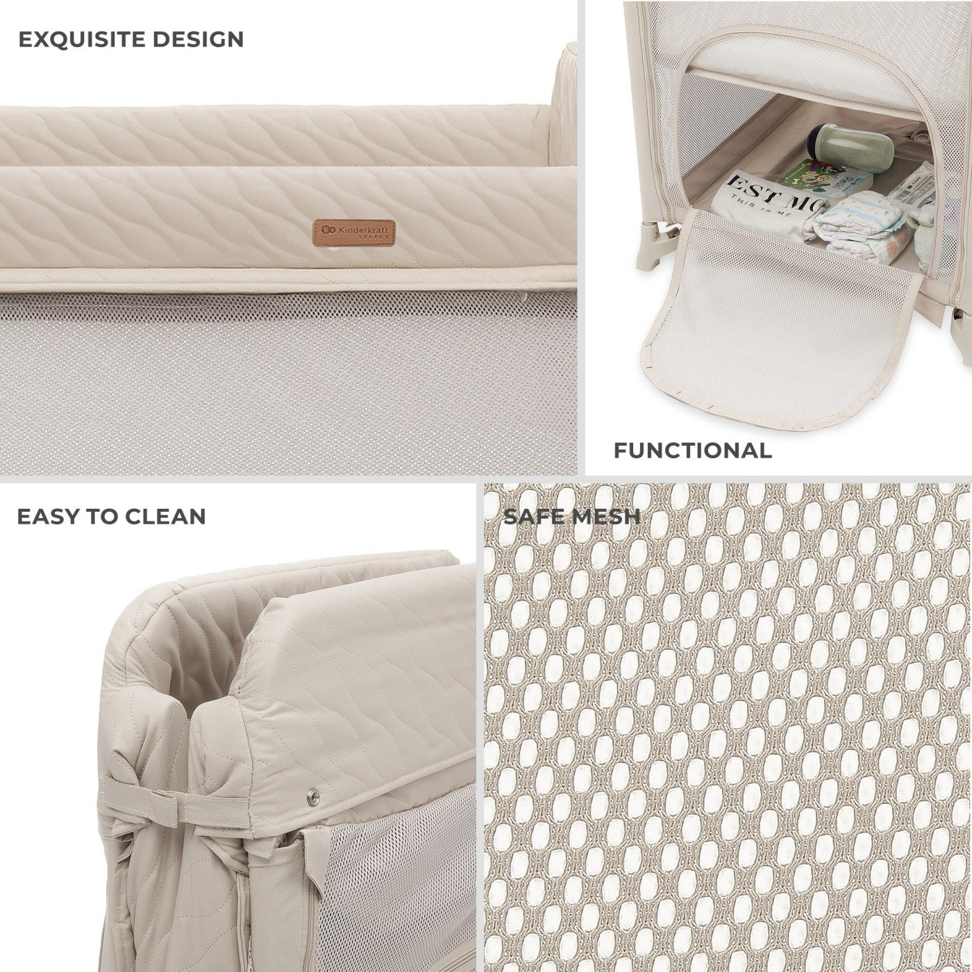 PATUT DE CALATORIE KINDERKRAFT MOON DREAM, BLACK - Bej