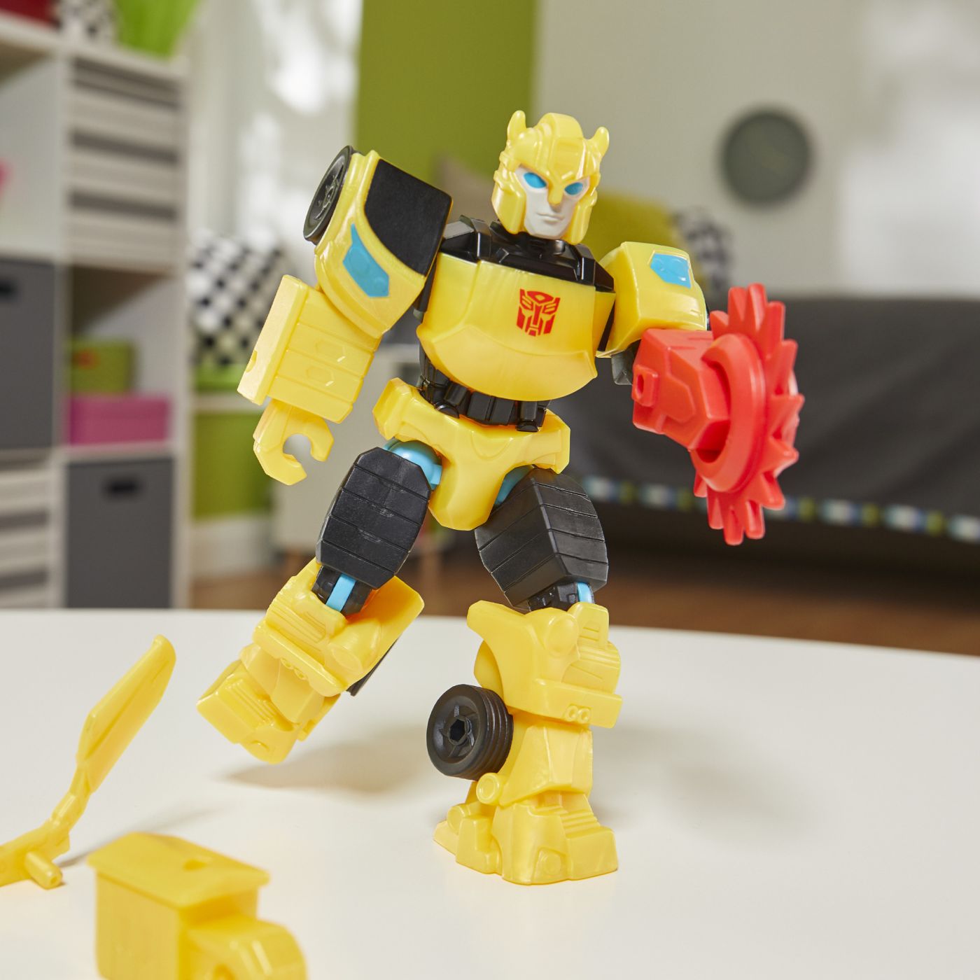 TRANSFORMERS MIX MASHERS FIGURINA OPTIMUS PRIMAL 12CM SI - Imagine 14