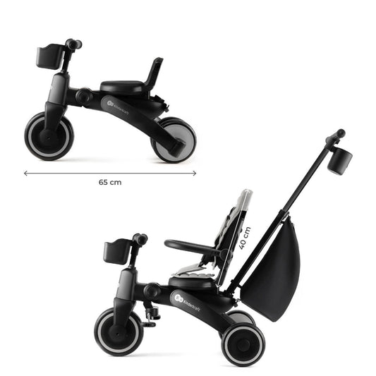 TRICICLETA KINDERKRAFT JAZZ 2, GREY - Imagine 14