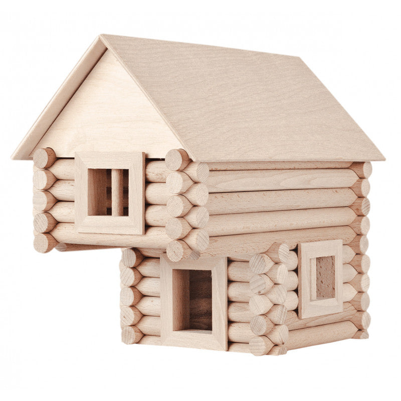 Set constructie arhitectura Vario Mill, 122 piese mari din lemn, Walachia [ps:bb429191-fd88-40b5-92ba-ddc8c227ecee]