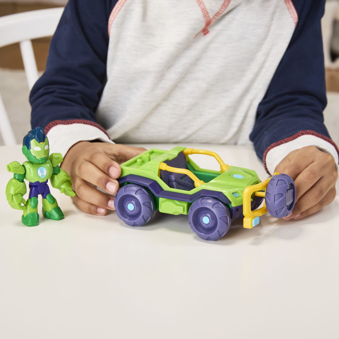 MARVEL IRON MAN SI PRIETENII SAI UIMITORI SET VEHICUL SI - Imagine 14