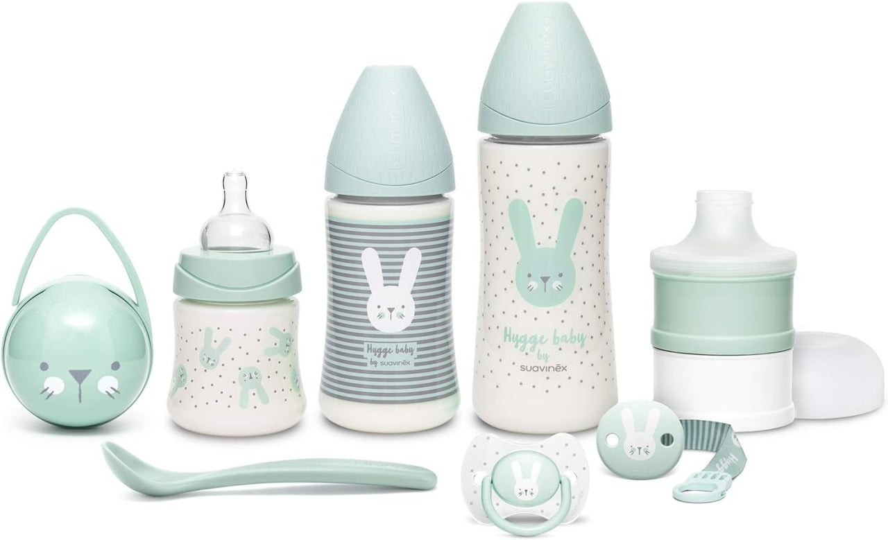 Welcome baby set, verde, Hygge Suavinex [ps:01dc0c28-5afd-4939-aa62-0850c2981f2a]