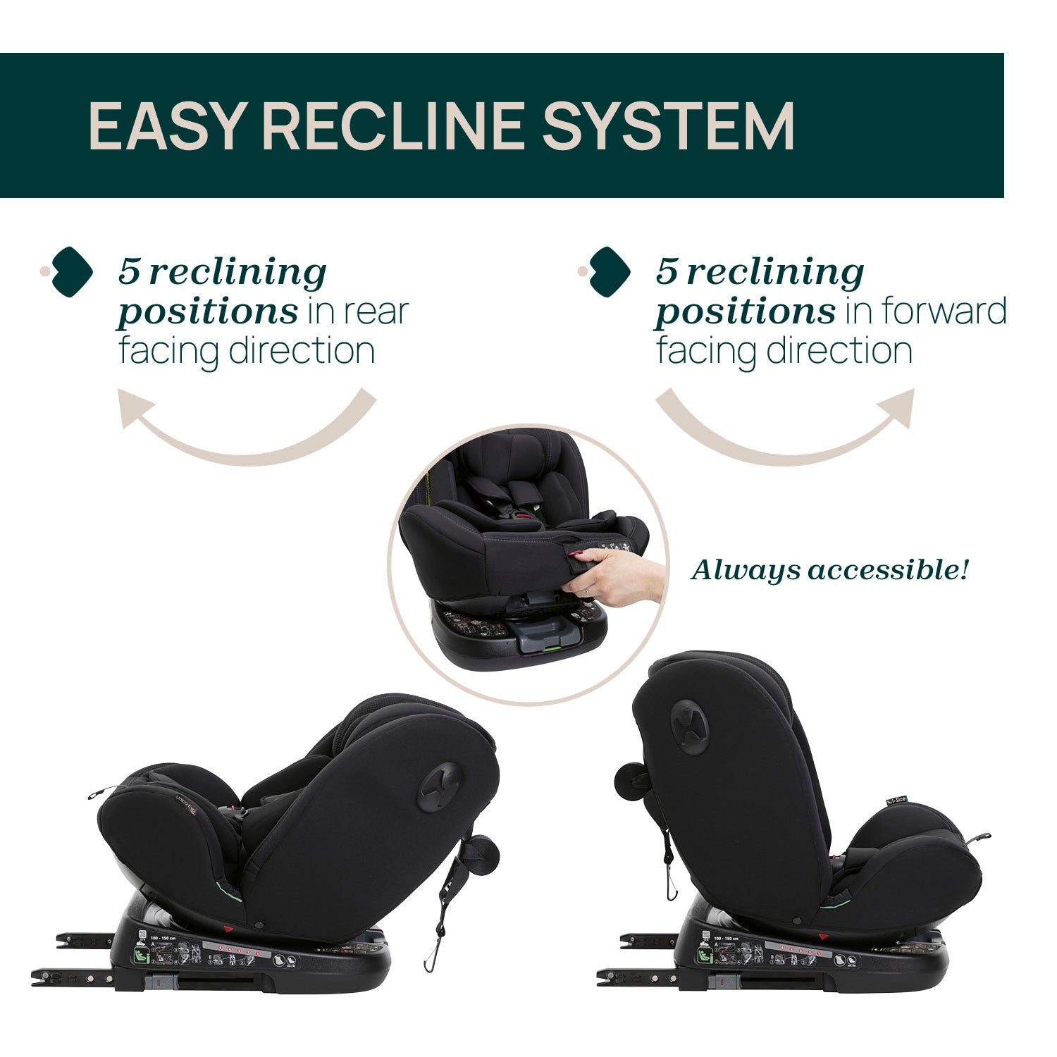Scaun auto rotativ Chicco Unico EVO i-Size, Black - Negru - Black (15) [ps:c5281603-c92a-427c-a870-09087c144bd5]