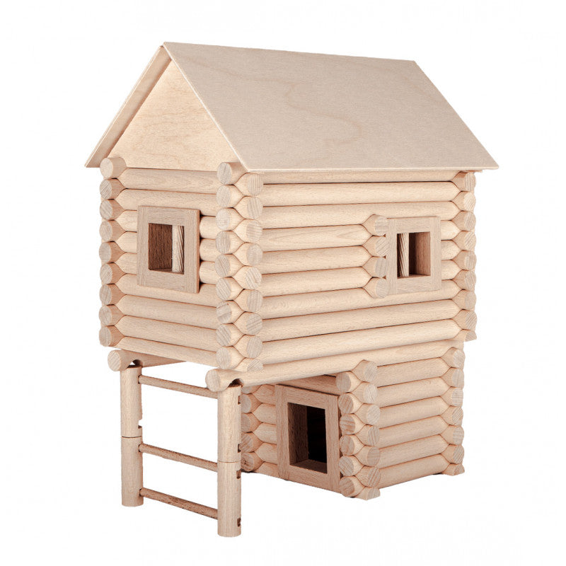 Set constructie arhitectura Vario XL, 184 piese din lemn, Walachia [ps:491f8124-9cbd-46be-9197-c92d30fbb5ff]