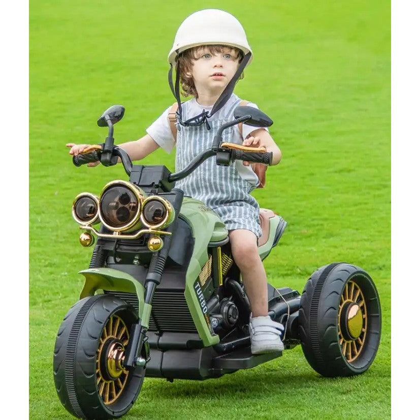 Motocicletă Electrică Flippy, Verde, cu Bluetooth și Lumini - Verde (15) [ps:30be6f9d-9499-4495-8136-662930b87198]