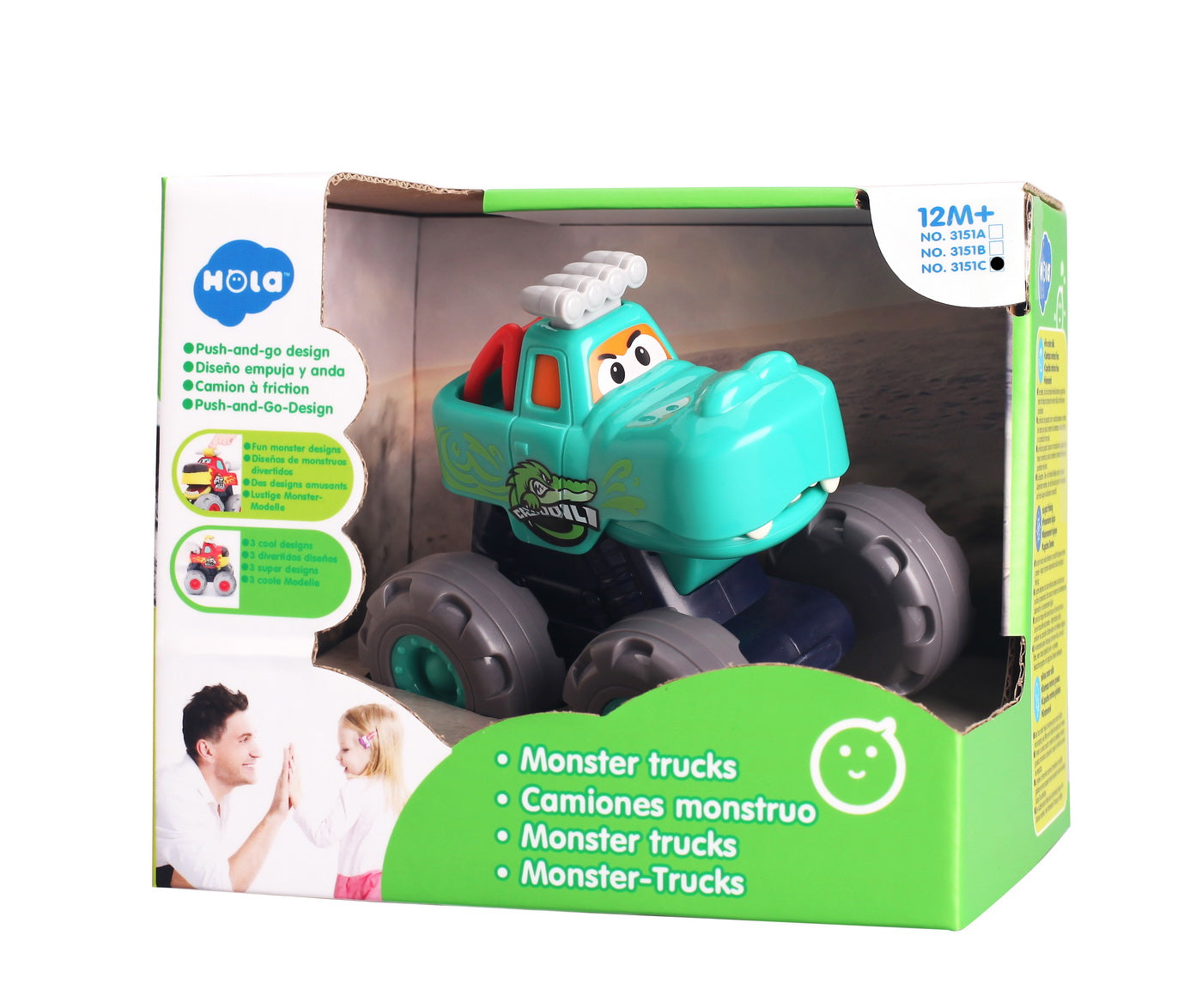 MASINUTA BEBE MONSTER TRUCK TAURASUL CEL FURIOS Jucarii Bebe - Imagine 15