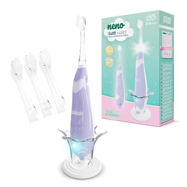 Neno Tutti Mint – periuță de dinți electrică (3-6 ani) - Violet