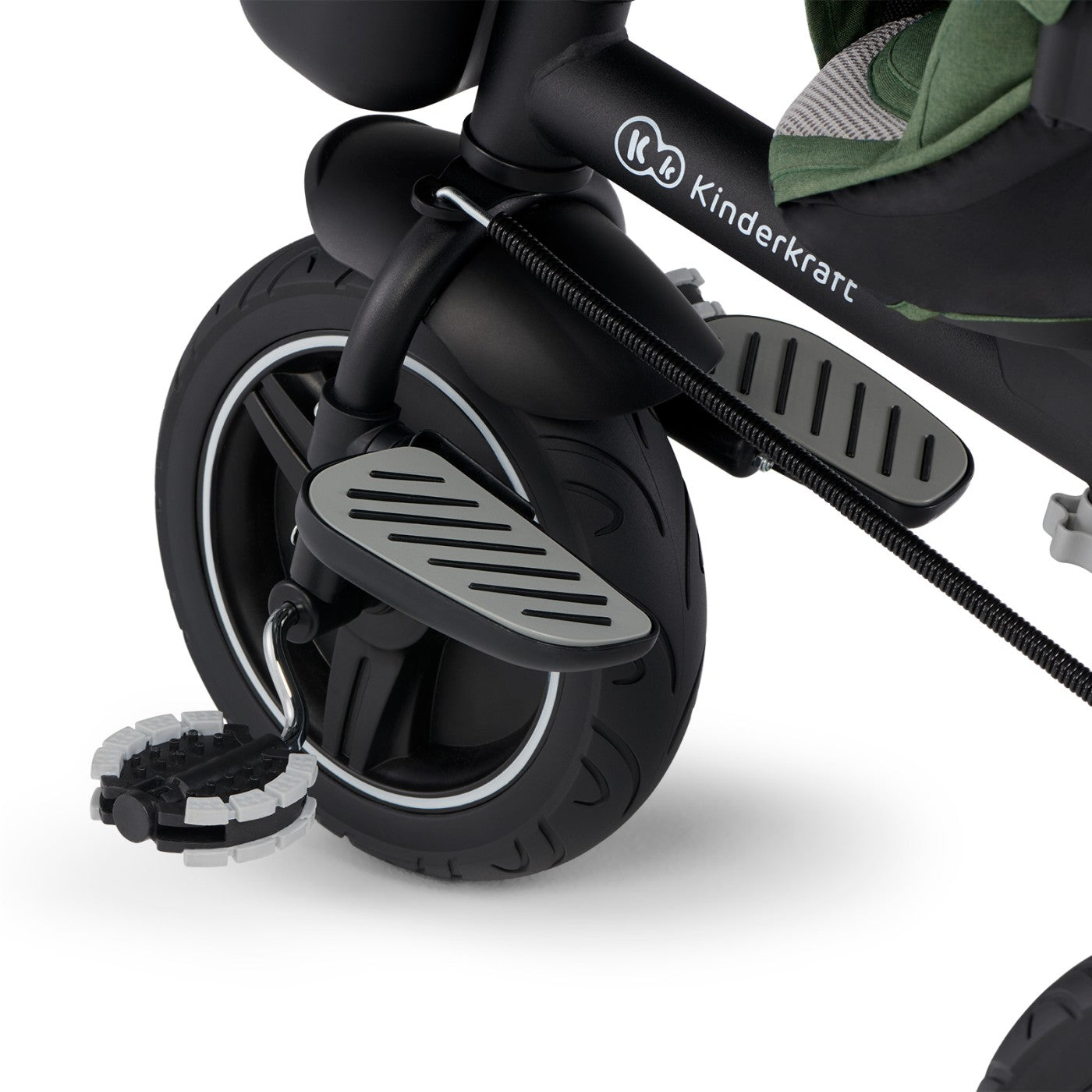 TRICICLETA KINDERKRAFT SPINSTEP, GREY - Imagine 15