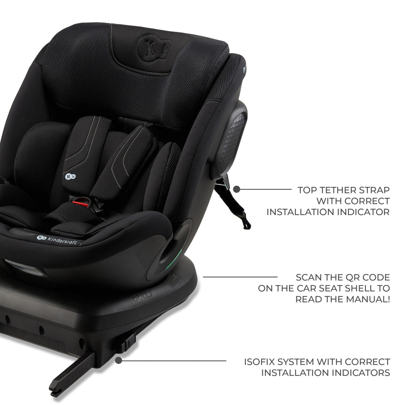 SCAUN AUTO KINDERKRAFT XPEDITION 3 I-SIZE 40-150 CM, BLACK [ps:77a60b92-11c7-4e8c-87e2-6659b8a9d591]