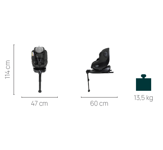 Scaun auto rotativ cu baza isofix Chicco Seat 105 - Negru (16) [ps:b981e4d7-5b89-41a1-ab3d-d364524f194c]