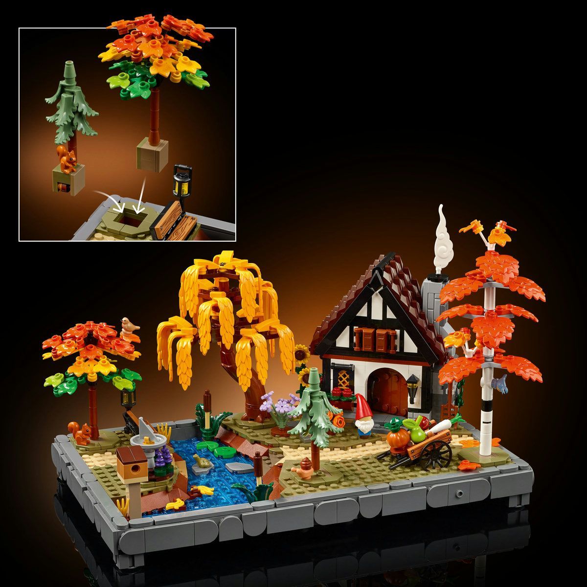 LEGO ICONS GRADINA DE CABANA TOAMNA 11372 [ps:6c6e73ad-d5b0-4380-a3bb-2b532e35383c]