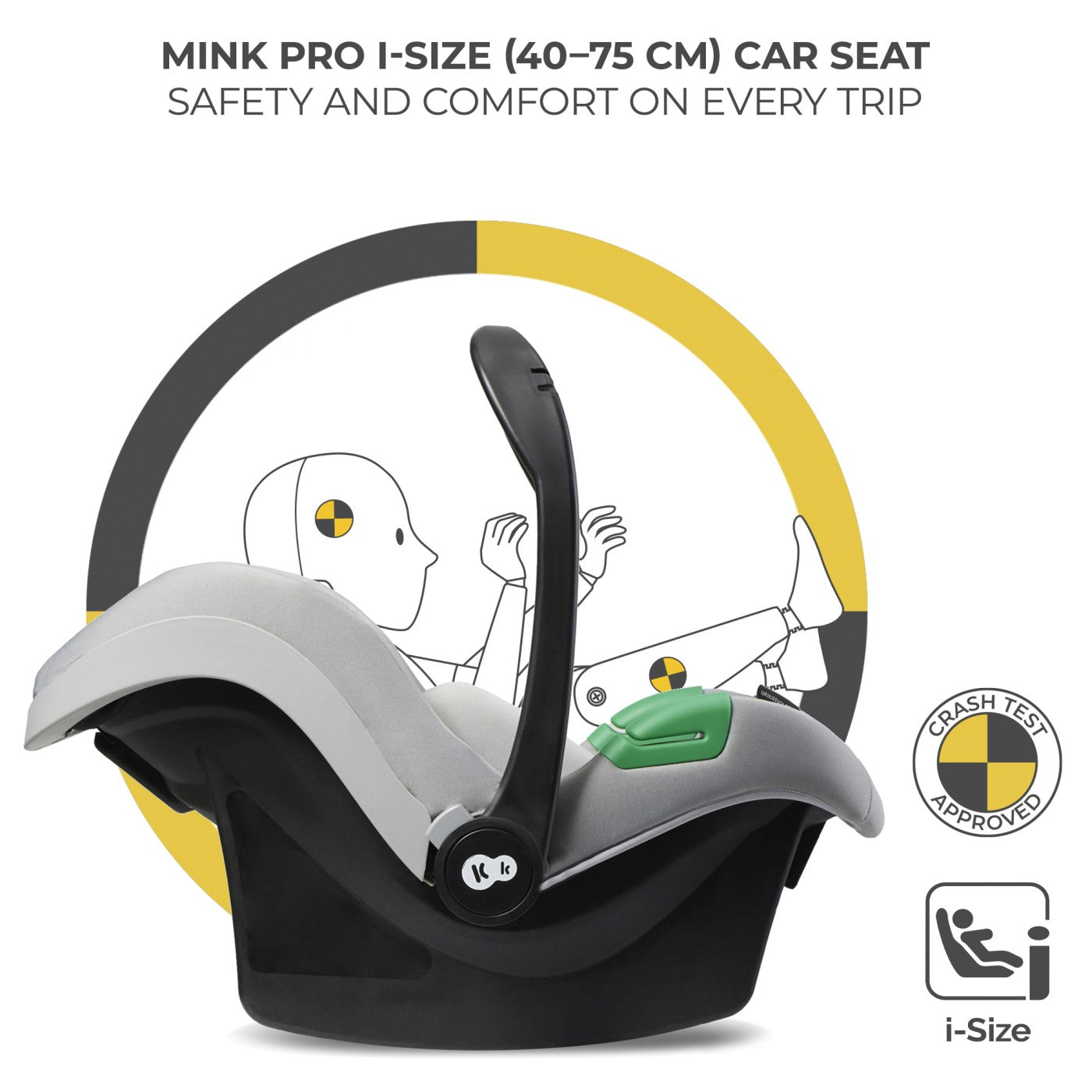 CARUCIOR KINDERKRAFT YOXI 3IN1 (MINK PRO) MOON GREY [ps:7fb1bd7b-b3b6-43f0-9919-131949363a03]