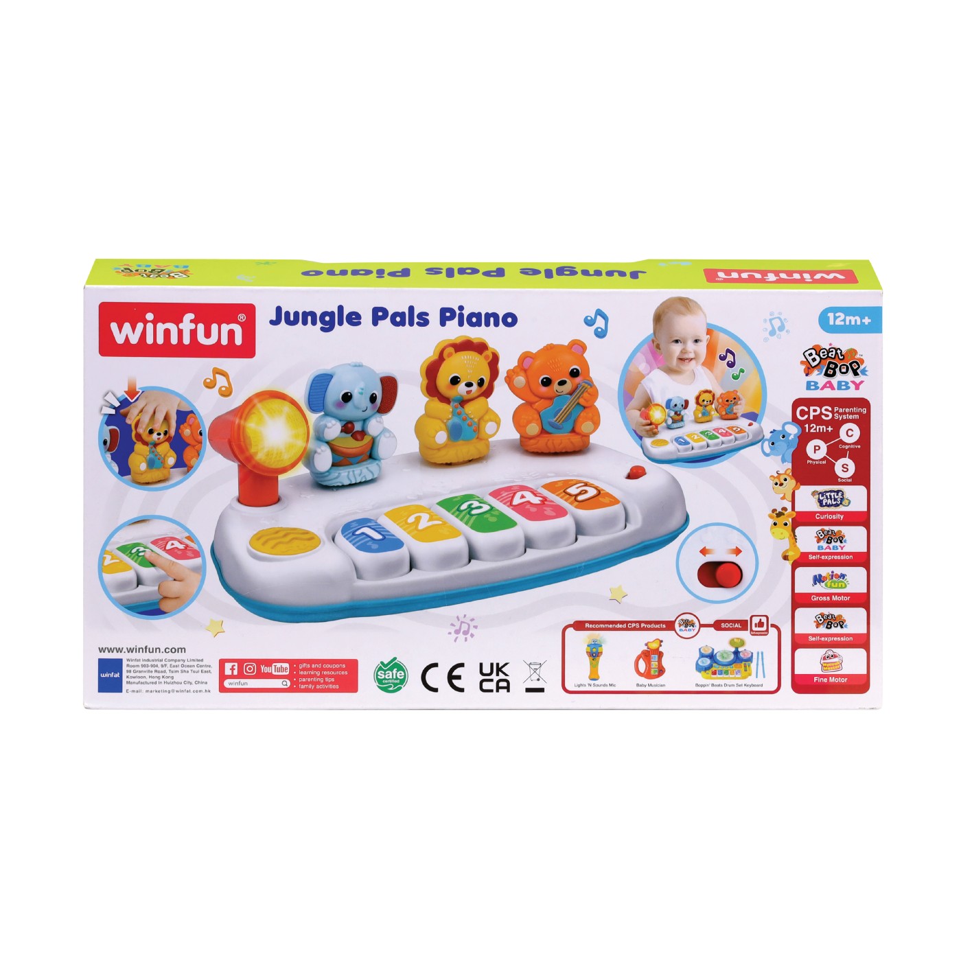 WINFUN PIAN CU SUNETE SI LUMINI CU 8 TASTE - Imagine 16